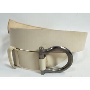 Ferragamo Single Gancini Leather Belt $450 size 36